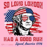 So Long London George Washington Patriotic T-Shirt thumb 7