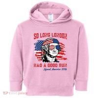 So Long London George Washington Patriotic Toddler Hoodie thumb 0