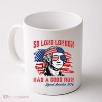 So Long London George Washington Patriotic Coffee Mug thumb 0