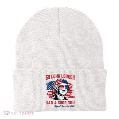 So Long London George Washington Patriotic Beanie