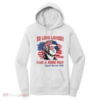 So Long London George Washington Patriotic Women's Hoodie thumb 0