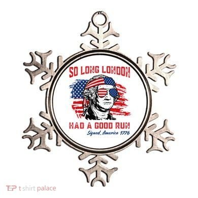 So Long London George Washington Patriotic Ornament