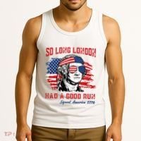 So Long London George Washington Patriotic Tank Top thumb 3