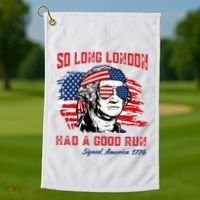 So Long London George Washington Patriotic Golf Towel thumb 1