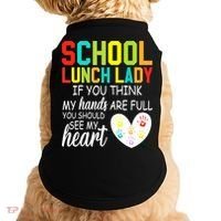 School Lunch Lady Squad Funny School Doggie Tank thumb 0
