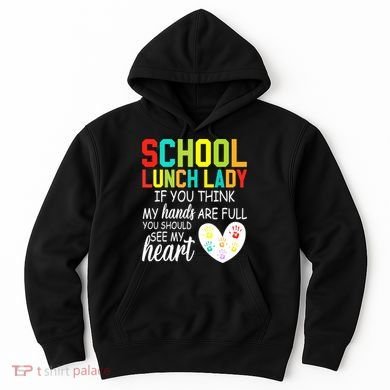School Lunch Lady Squad Funny School Hoodie