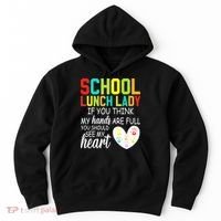 School Lunch Lady Squad Funny School Hoodie thumb 0