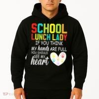 School Lunch Lady Squad Funny School Hoodie thumb 2