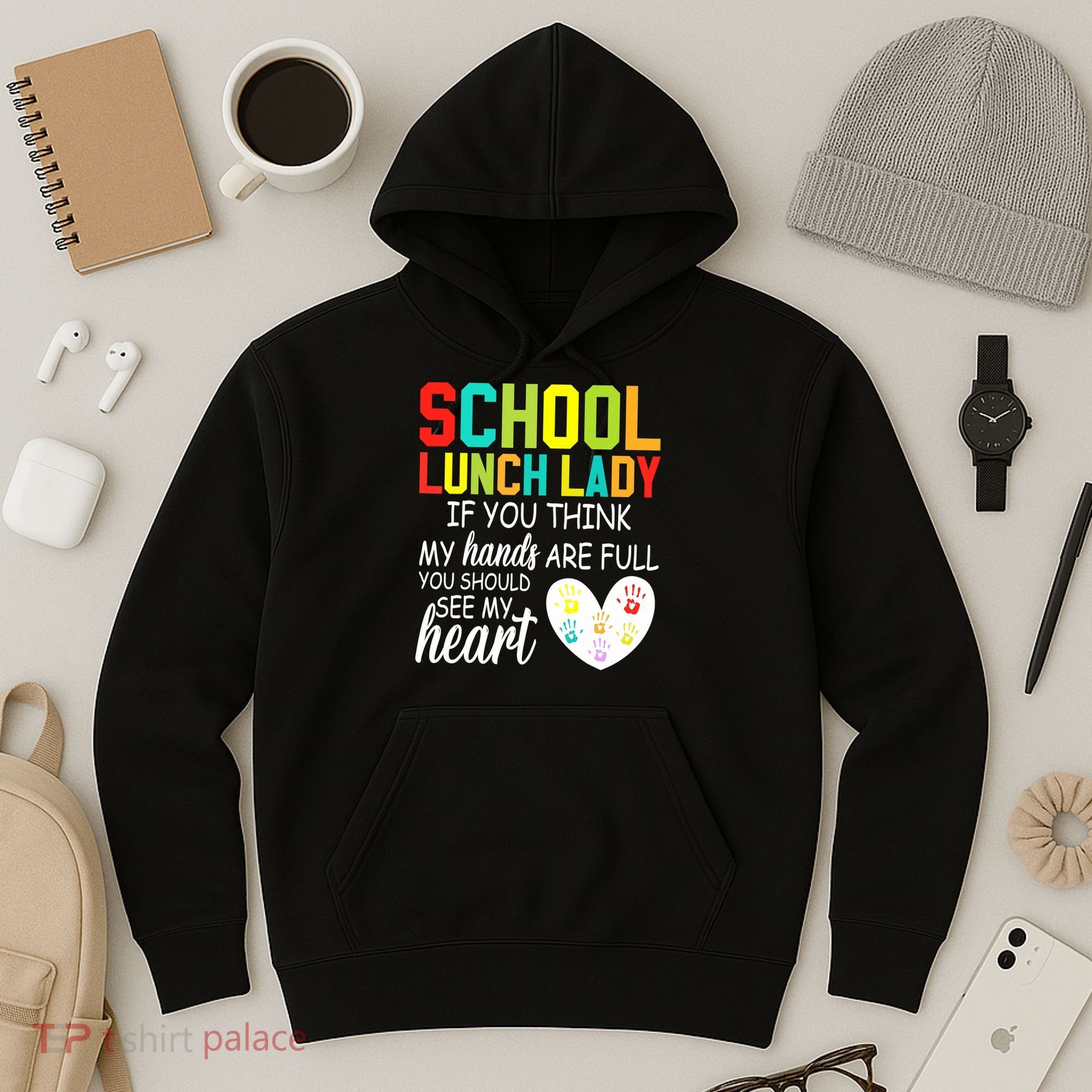 School Lunch Lady Squad Funny School Hoodie