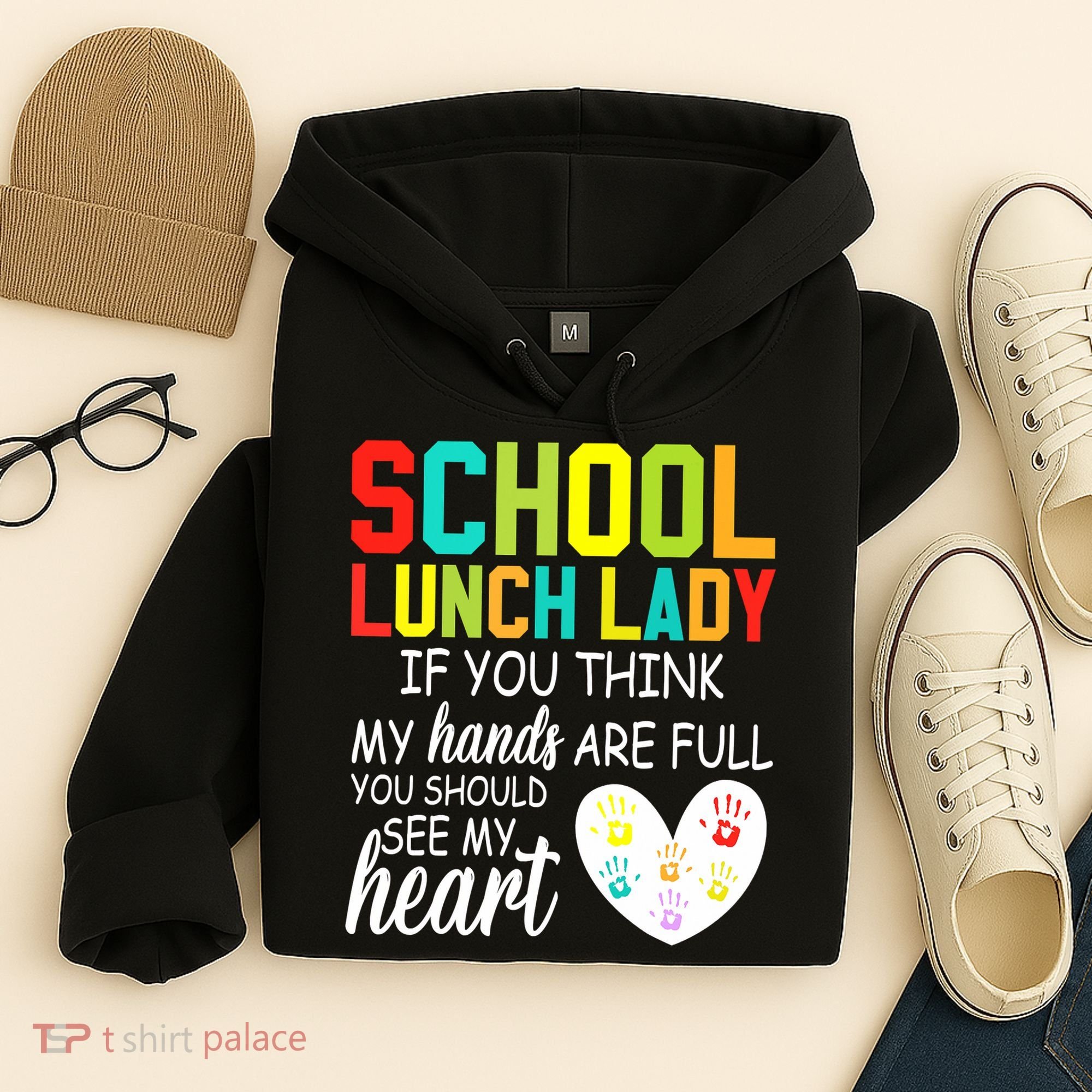 School Lunch Lady Squad Funny School Hoodie