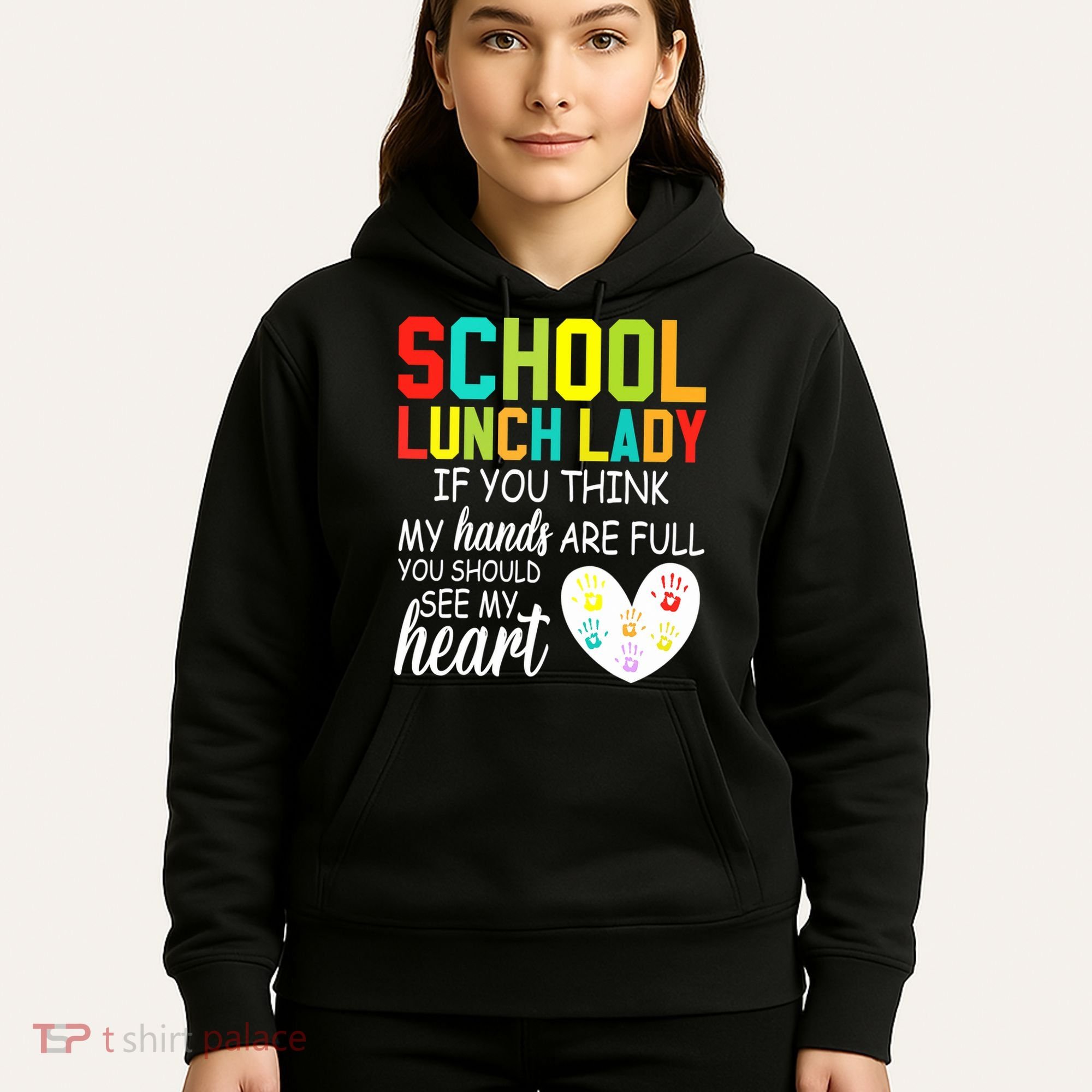 School Lunch Lady Squad Funny School Hoodie
