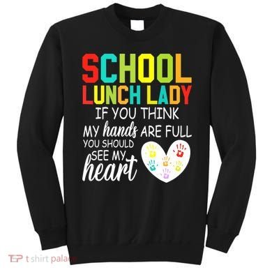 School Lunch Lady Squad Funny School Sweatshirt