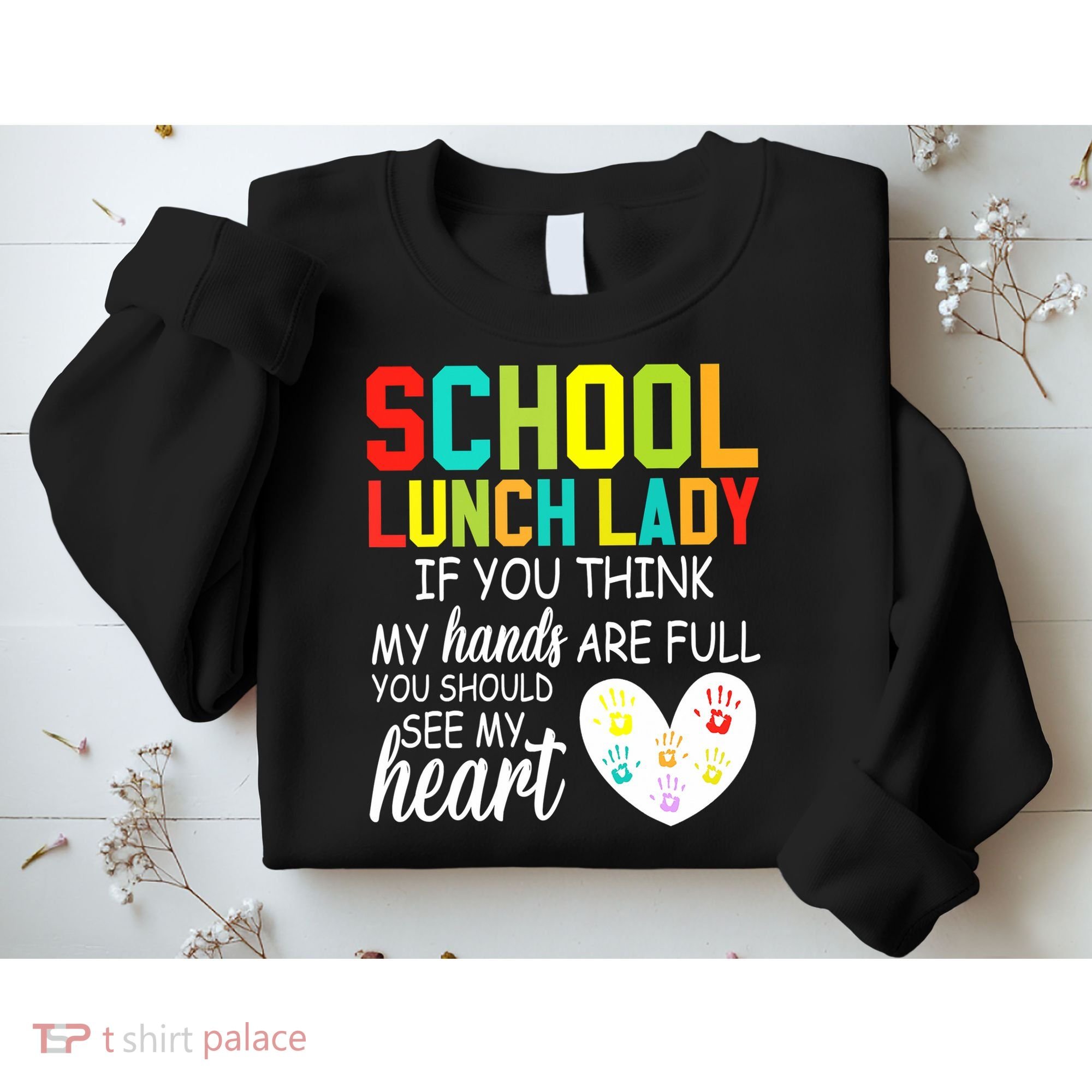 School Lunch Lady Squad Funny School Sweatshirt