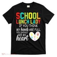 School Lunch Lady Squad Funny School T-Shirt thumb 0