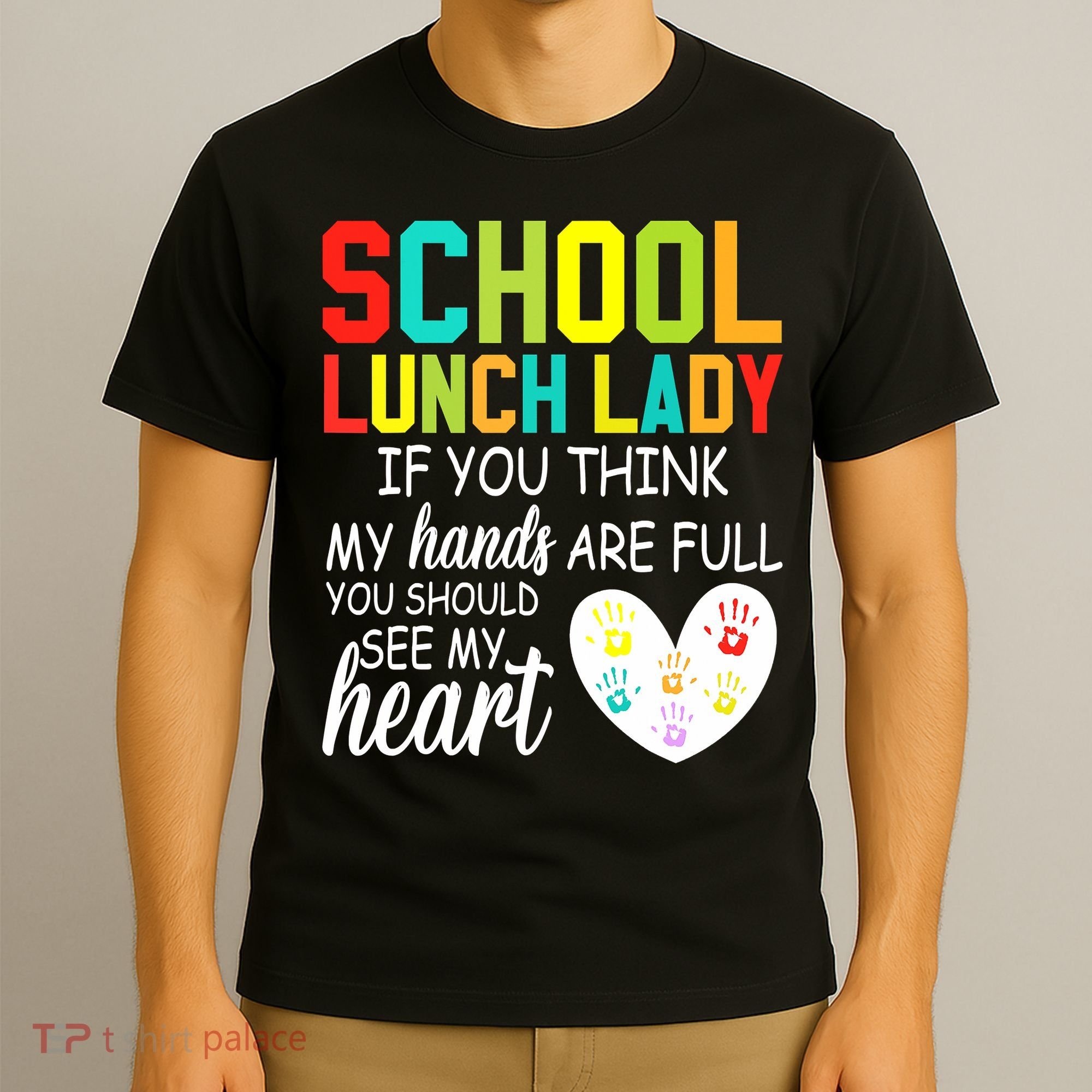 School Lunch Lady Squad Funny School T-Shirt