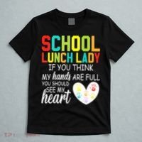 School Lunch Lady Squad Funny School T-Shirt thumb 5
