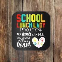 School Lunch Lady Squad Funny School Coaster thumb 0