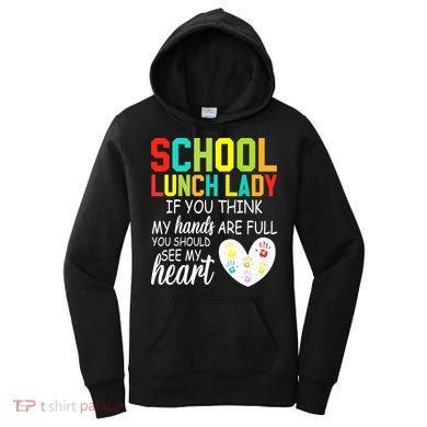 School Lunch Lady Squad Funny School Women's Hoodie