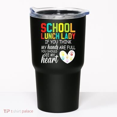 School Lunch Lady Squad Funny School Tumbler