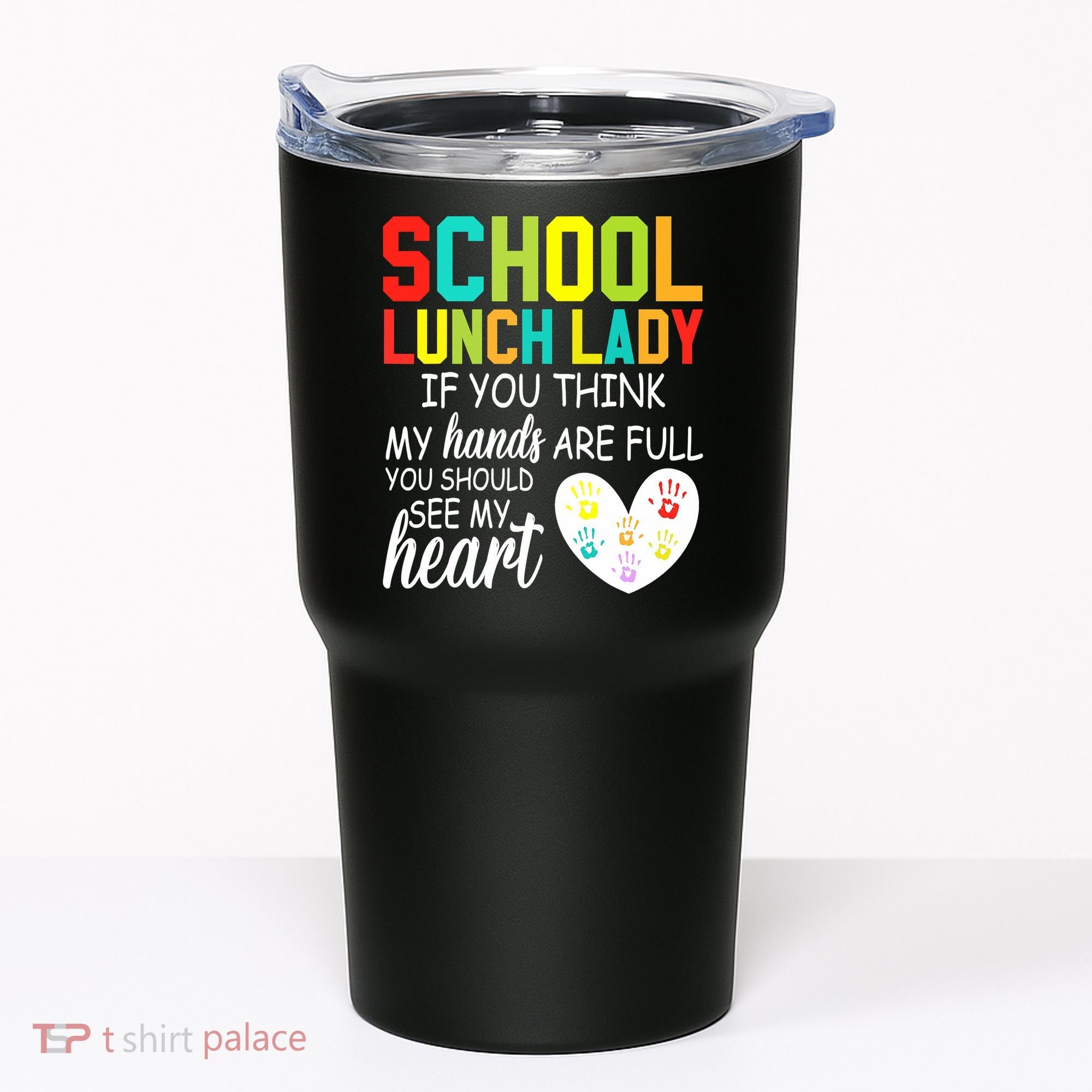 School Lunch Lady Squad Funny School Tumbler