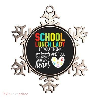 School Lunch Lady Squad Funny School Ornament
