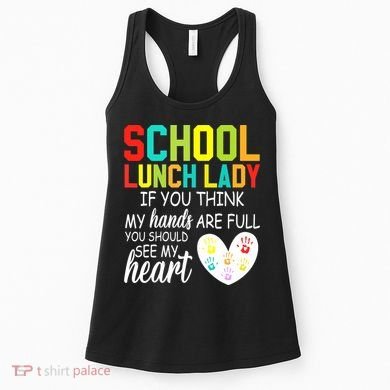 School Lunch Lady Squad Funny School Women's Tank Top