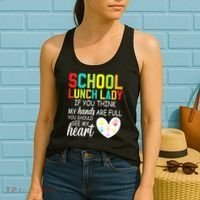School Lunch Lady Squad Funny School Women's Tank Top thumb 2