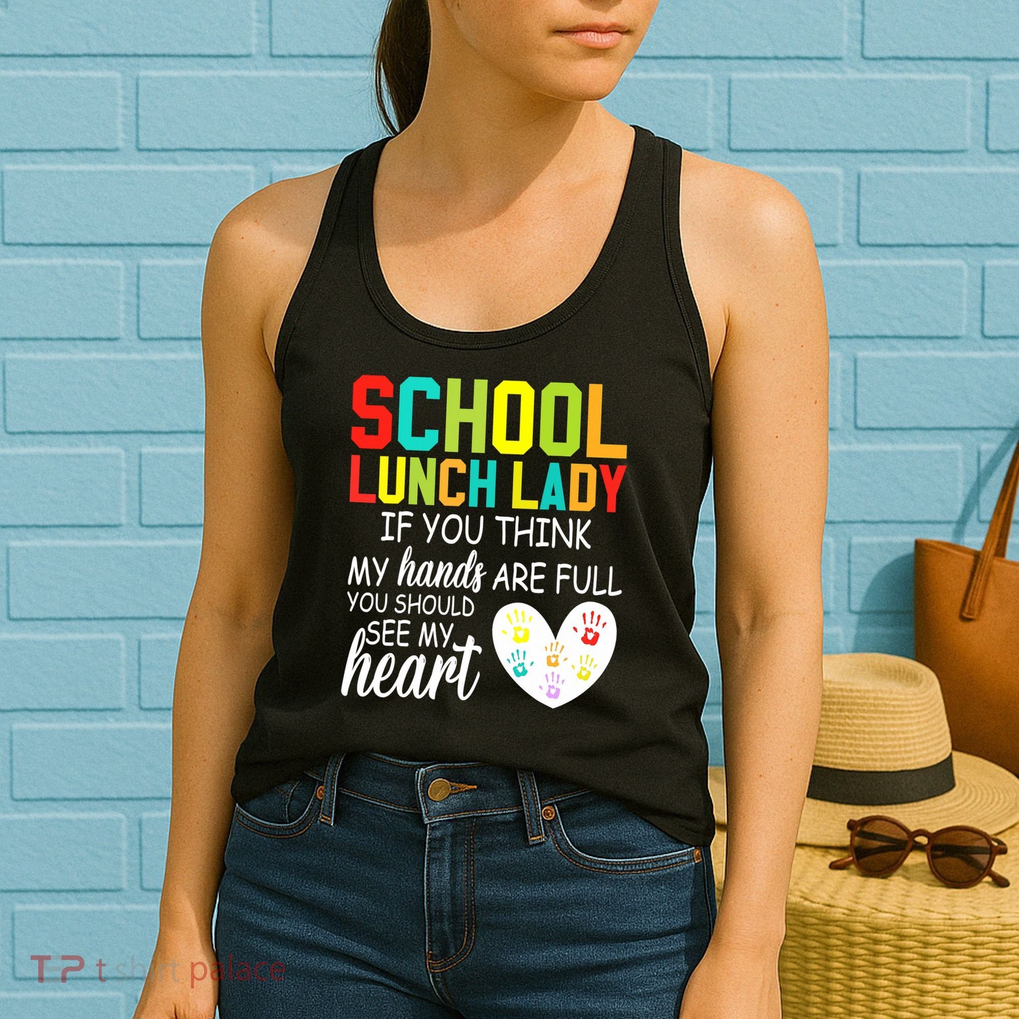 School Lunch Lady Squad Funny School Women's Tank Top
