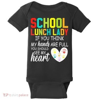 School Lunch Lady Squad Funny School Baby Bodysuit