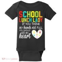 School Lunch Lady Squad Funny School Baby Bodysuit thumb 0