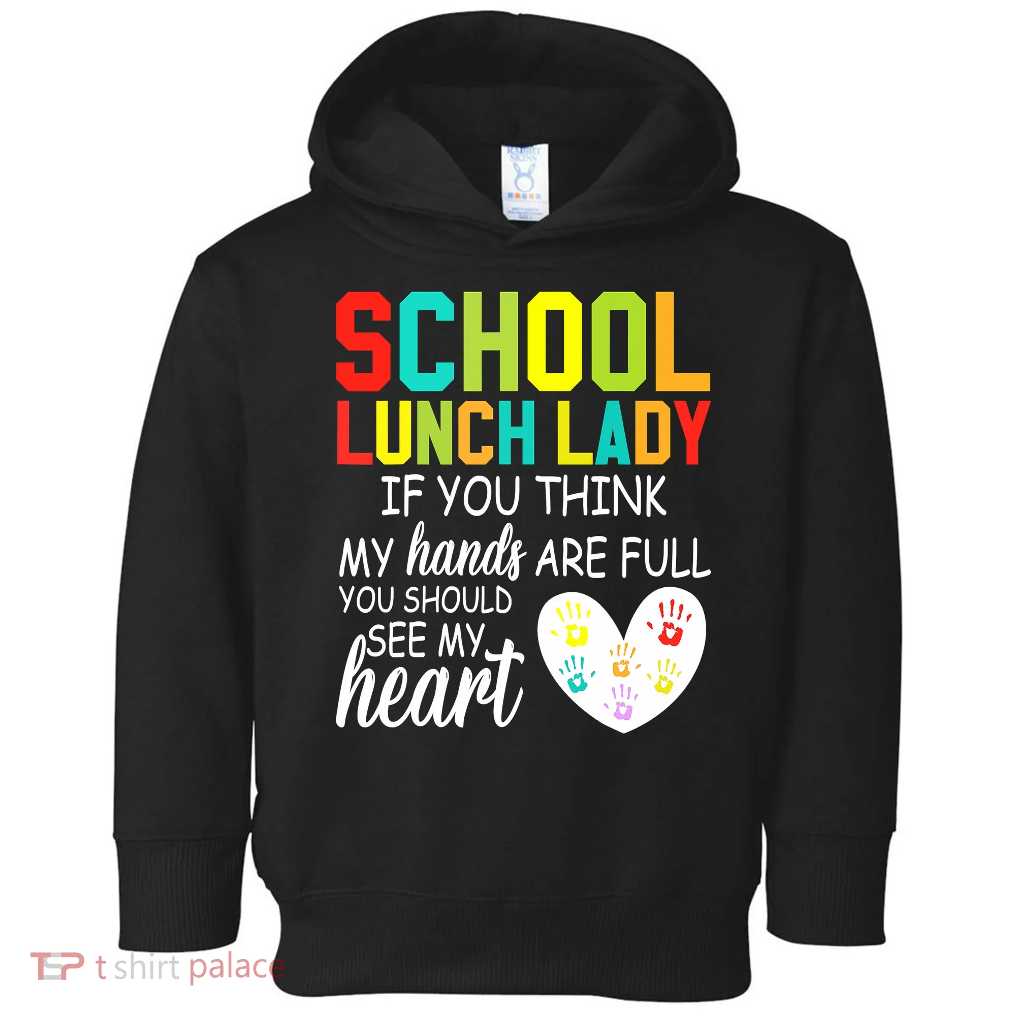 School Lunch Lady Squad Funny School Toddler Hoodie