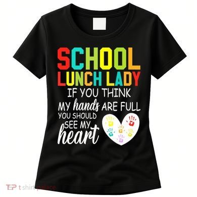 School Lunch Lady Squad Funny School Women's T-Shirt