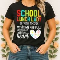 School Lunch Lady Squad Funny School Women's T-Shirt thumb 2
