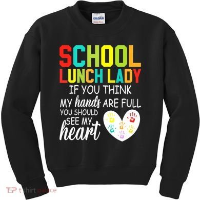 School Lunch Lady Squad Funny School Kids Sweatshirt