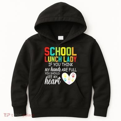 School Lunch Lady Squad Funny School Kids Hoodie