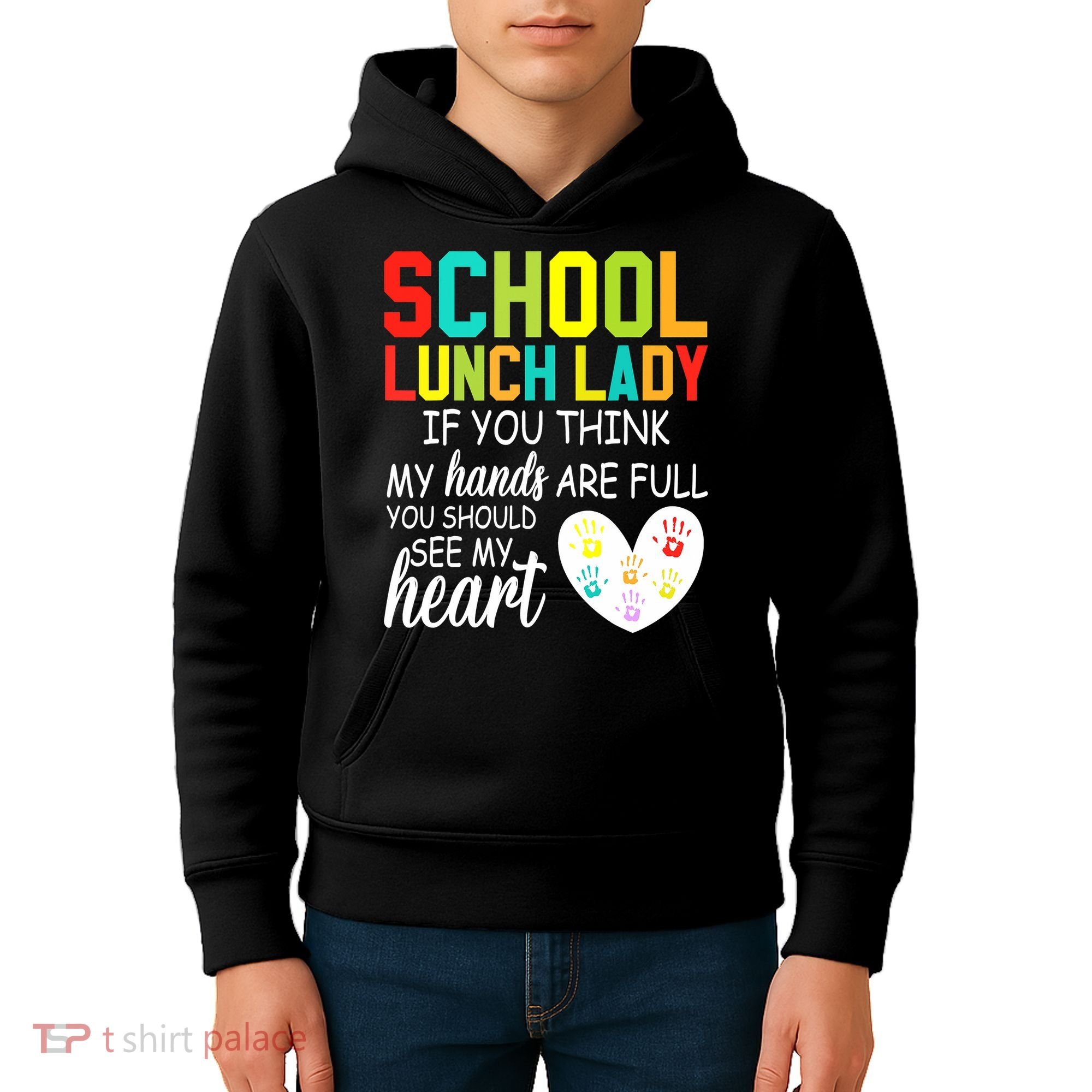 School Lunch Lady Squad Funny School Kids Hoodie
