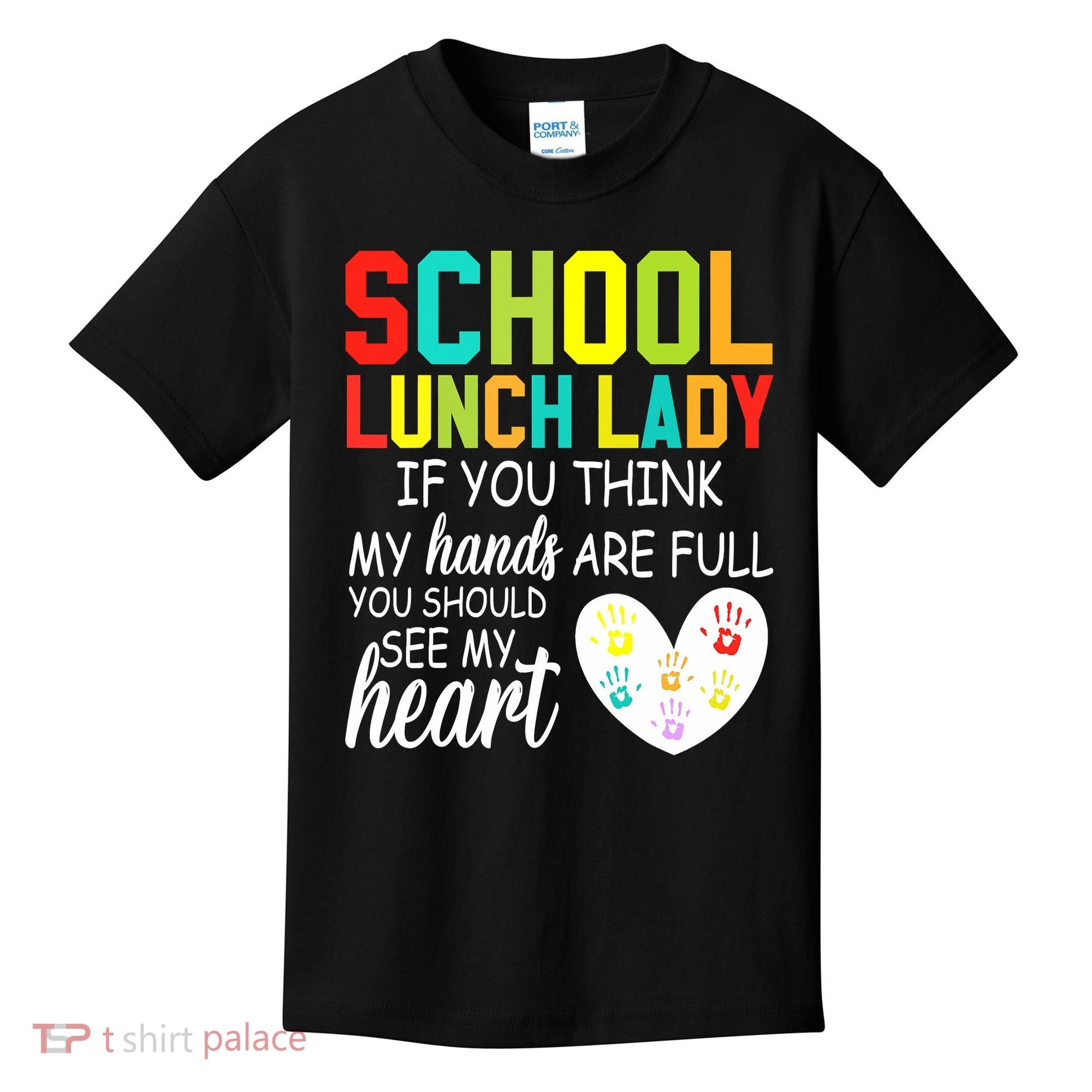 School Lunch Lady Squad Funny School Kids T-Shirt