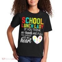 School Lunch Lady Squad Funny School Kids T-Shirt thumb 2