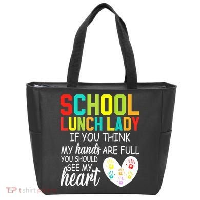 School Lunch Lady Squad Funny School Tote Bag