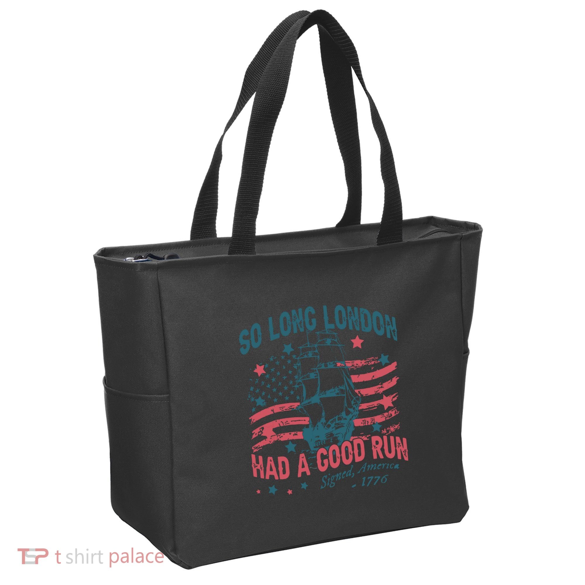 So Long London Had A Good Run Funny 4th Of July Tote Bag
