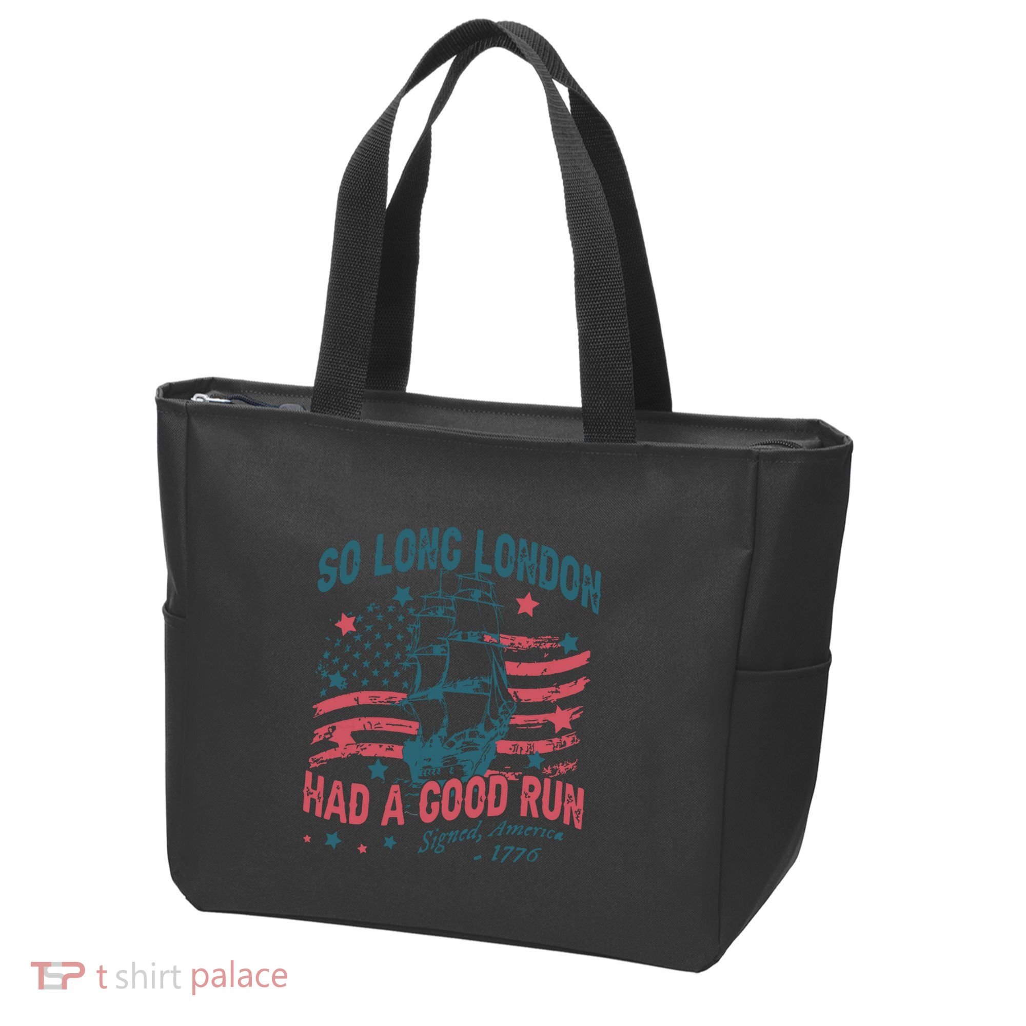 So Long London Had A Good Run Funny 4th Of July Tote Bag