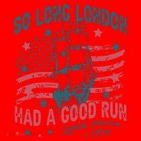 So Long London Had A Good Run Funny 4th Of July Santa Hat thumb 1