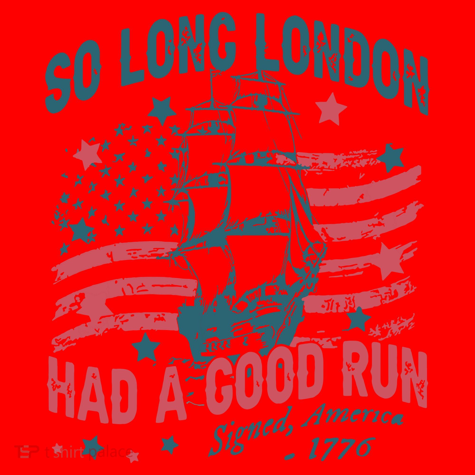 So Long London Had A Good Run Funny 4th Of July Santa Hat