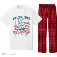 So Long London Had A Good Run Funny 4th Of July Pajama Set thumb 0