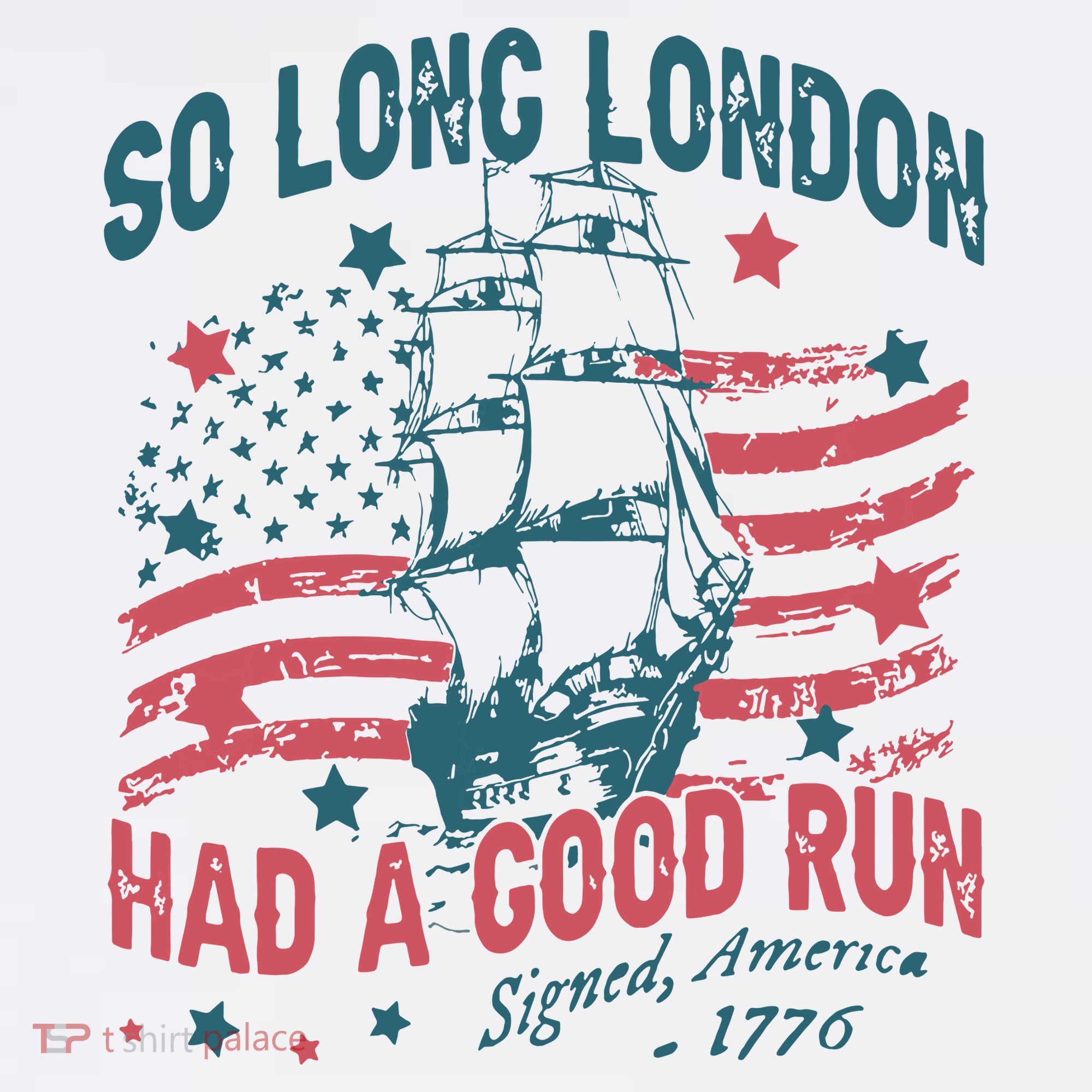 So Long London Had A Good Run Funny 4th Of July Baby Bodysuit