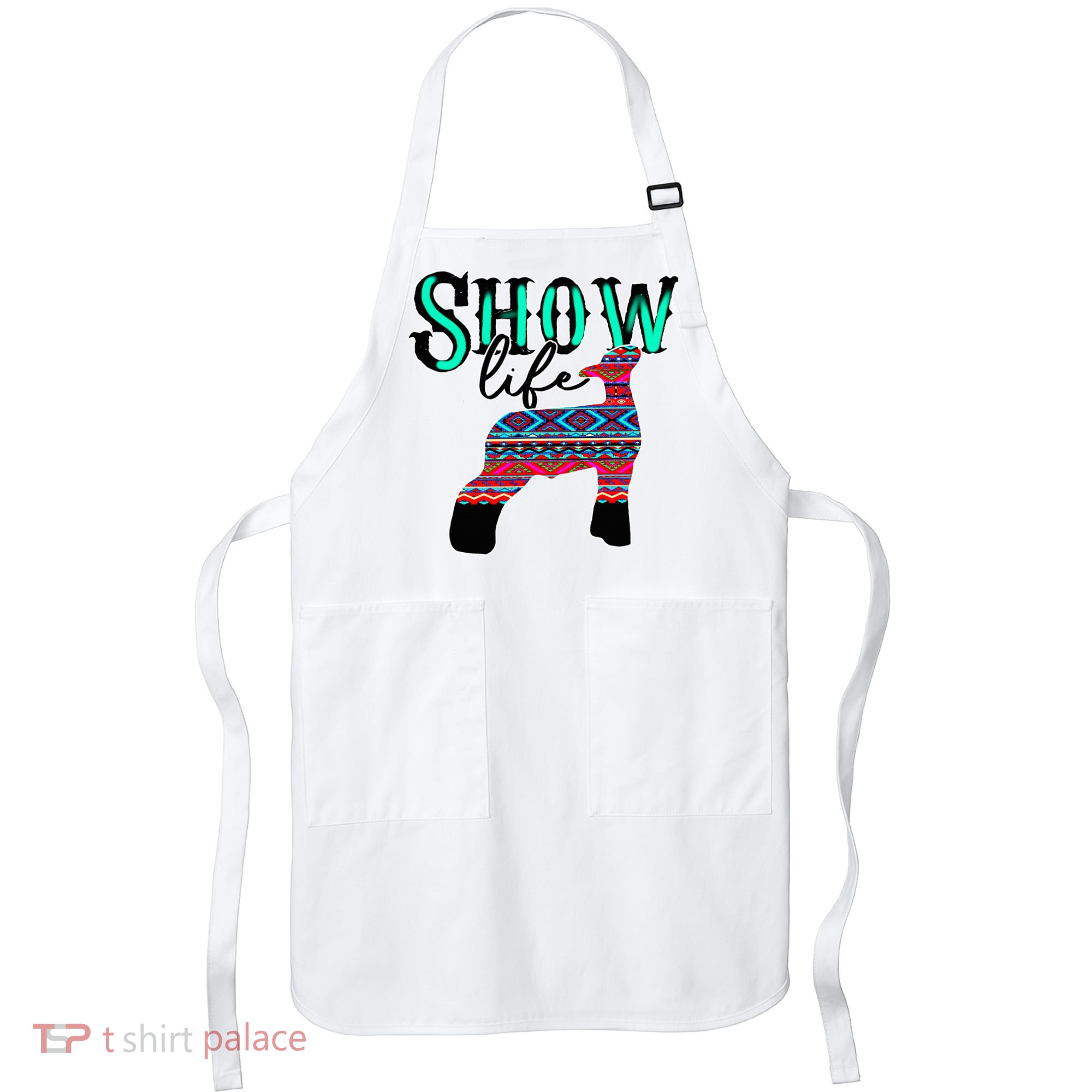 Show Life Livestock Lamb Show Market Aztec Serape Apron