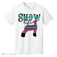 Show Life Livestock Lamb Show Market Aztec Serape Kids T-Shirt thumb 0