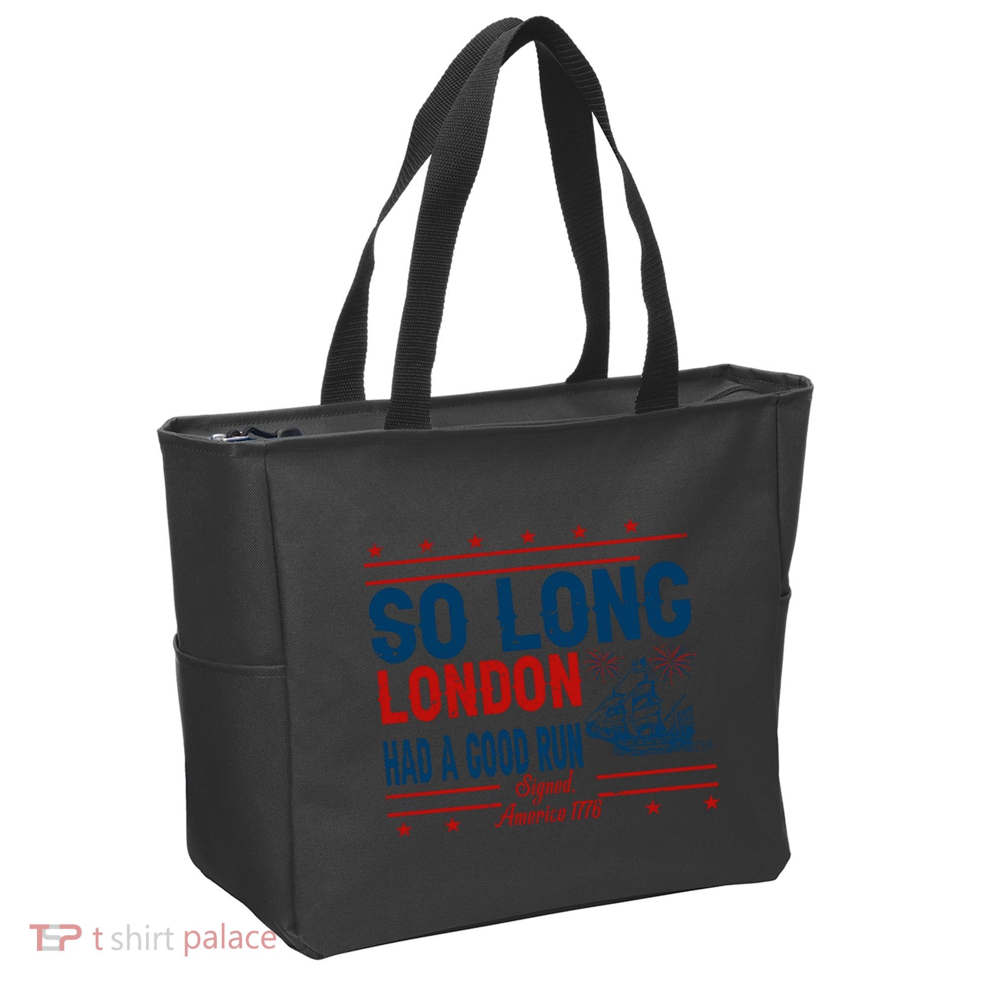 So Long London Had A Good Run American Ship Ttdp Tote Bag