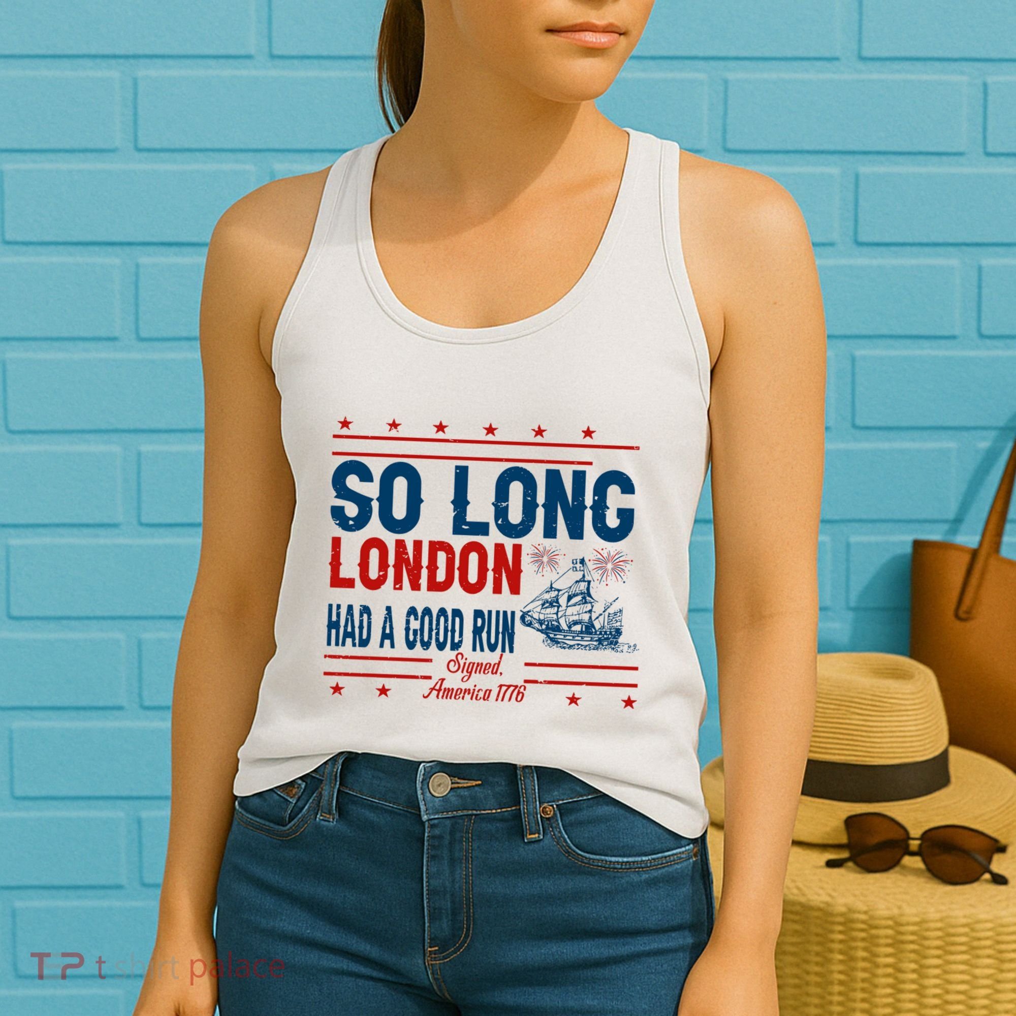 So Long London Had A Good Run American Ship Ttdp Women's Tank Top