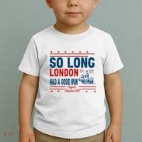 So Long London Had A Good Run American Ship Ttdp Toddler T-Shirt thumb 2
